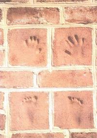 Hand and Footprints on Old Carolina® Handmade Brick
